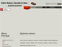 Tablet Screenshot of csdabogados.com.ar